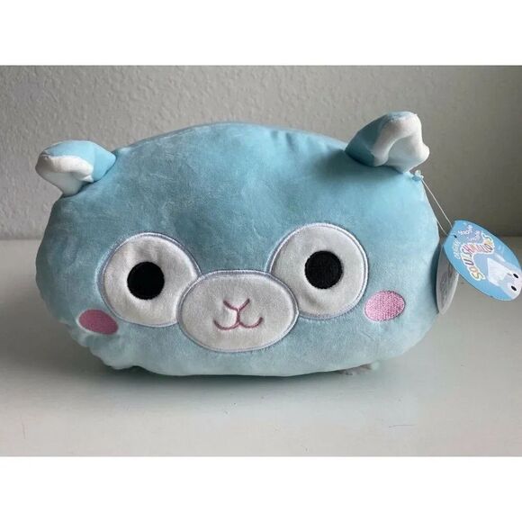 Squishmallow Stackable 12" MILEY LLAMA Rainbow Fuzzy Belly Soft Plush NWT - Picture 1 of 9